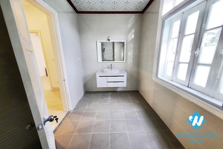 Large airy house for lease in Ciputra compound, Tay Ho, Hanoi- semi furnished.